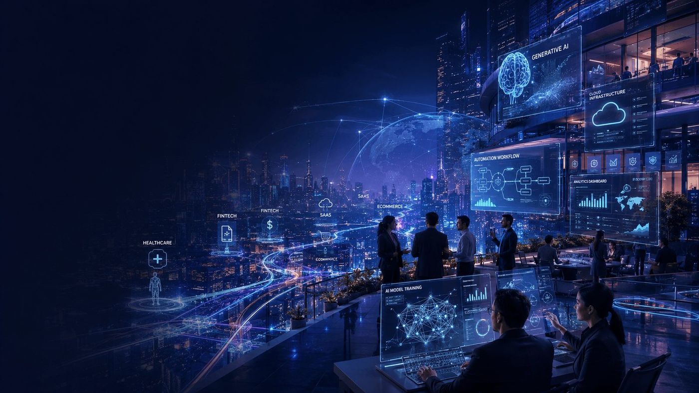 Analysts working inside a projected operations environment driven by autonomous agents