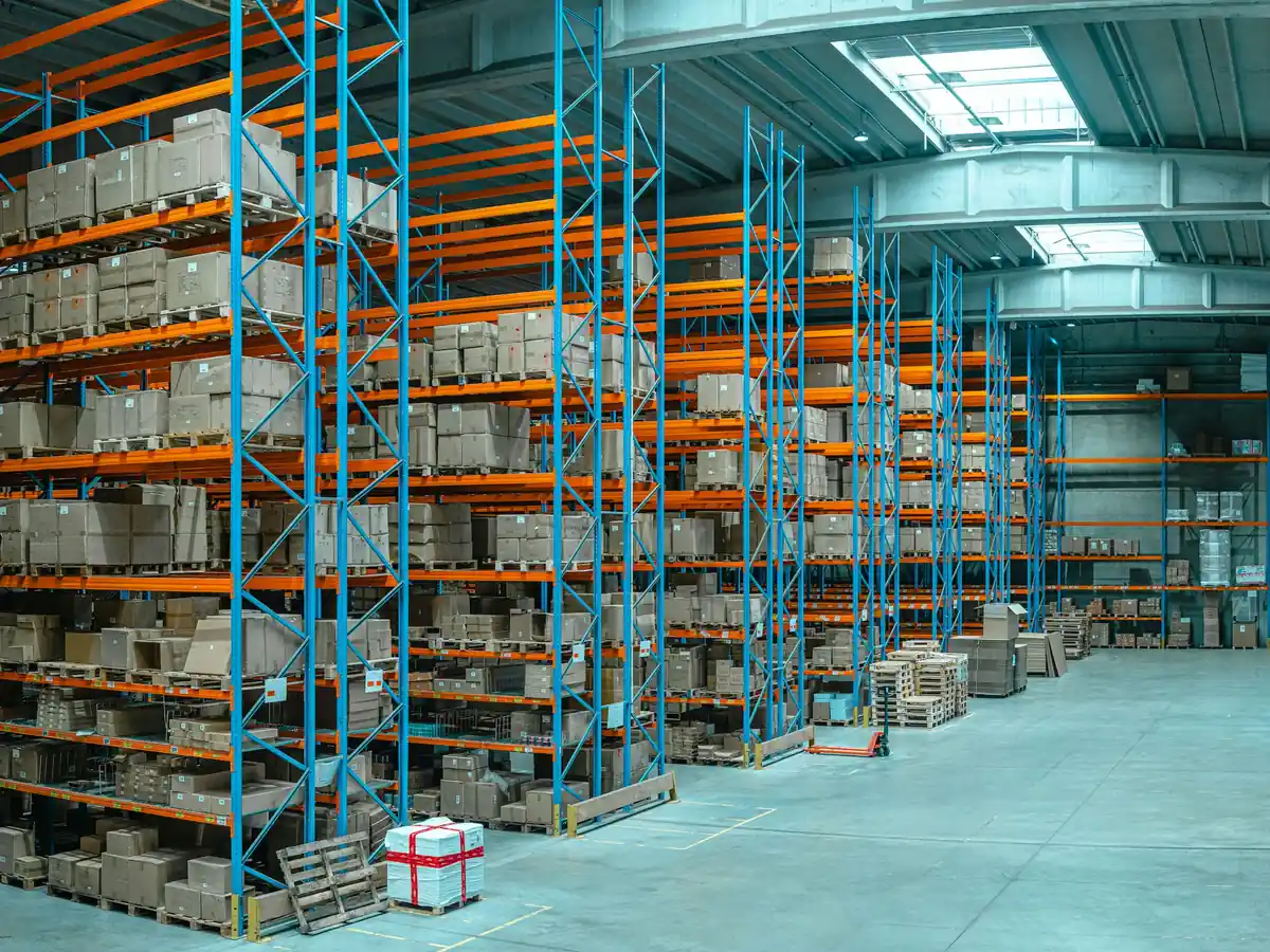 A control room view of an automated distribution centre